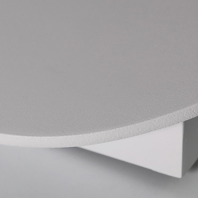 Circular LED Single Wall Lamp in Modern Simplicity Aluminium Wall Light for Interior Spaces
