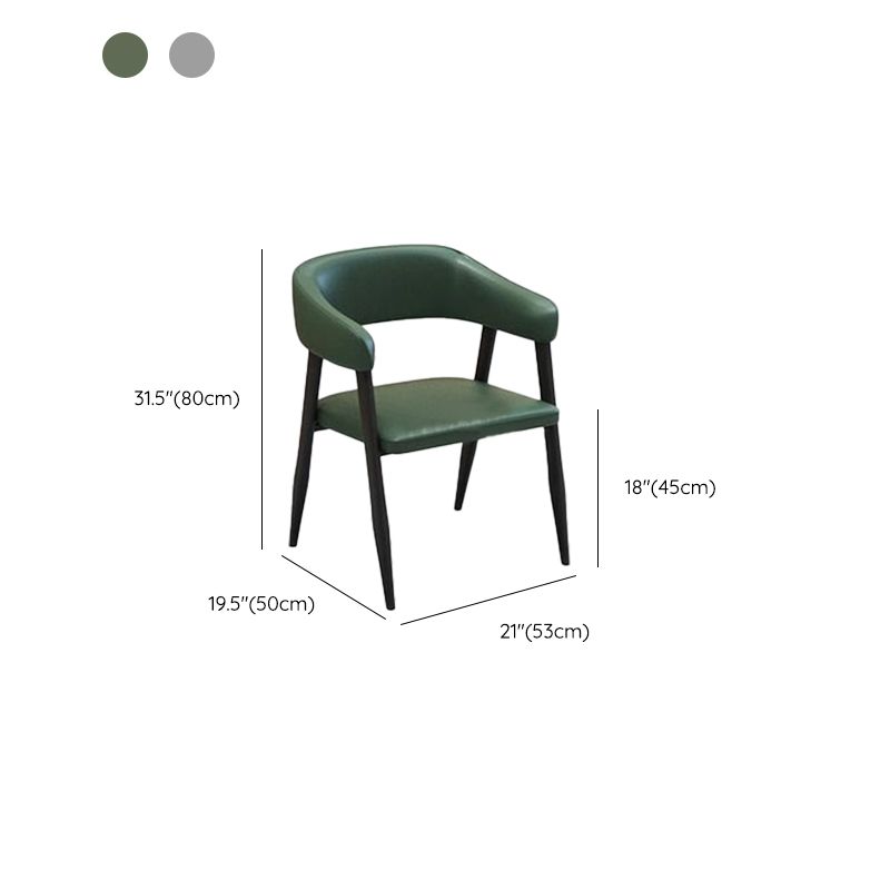 Open Back Dining Arm Chairs Contemporary Upholstered Dining Chairs