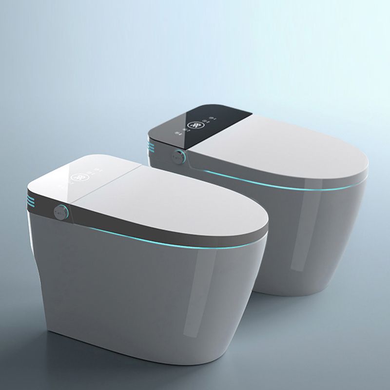 Contemporary Ceramic Toilet Floor Mounted Urine Toilet with Seat for Washroom