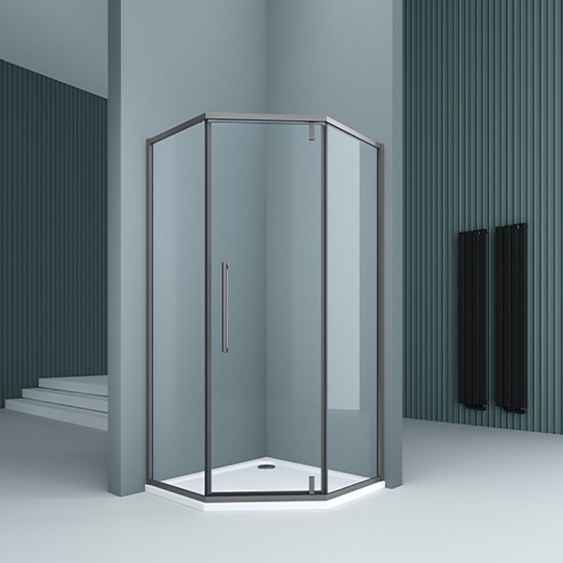 Transparent Shower Bath Door Pivot Scratch Resistant Shower Bath Door