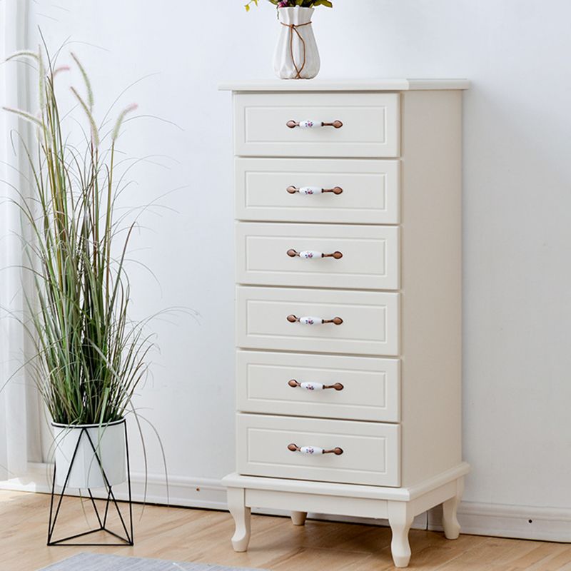 15.74" Wide Accent Chest with Drawers Solid Wood Chest with Cabriole Legs