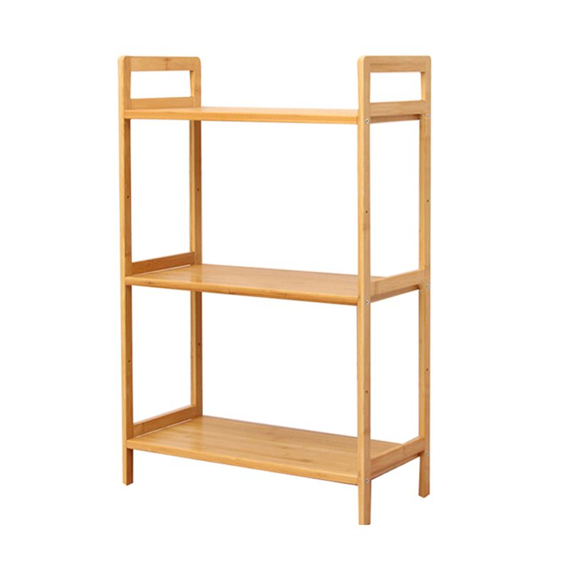 Contemporary Engineered Wood Bookcase Open Back Bookshelf for Home Office