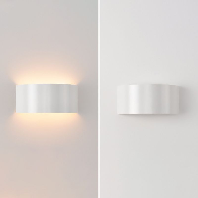 1-Light Geometric Sconce Modern Metal Sconce Light for Living Room