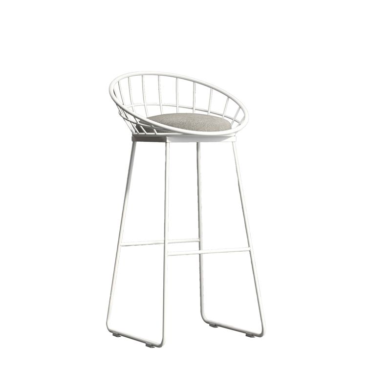 Glam Folding Bar Table Set 1/2 Pcs Bar Table and Bar Stools with Metal Frame