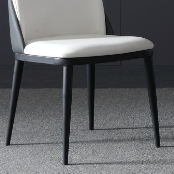 Modern 1/2/5/7 Pieces Rectangle Dining Set Sintered Stone Table with Leather Chairs