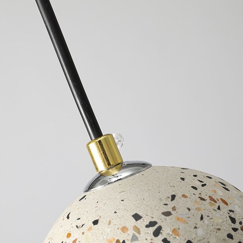 Verre Sphérique Shade Hanging Lights Modern Style 1 Light Hanging Mount Fixture For Dining Room