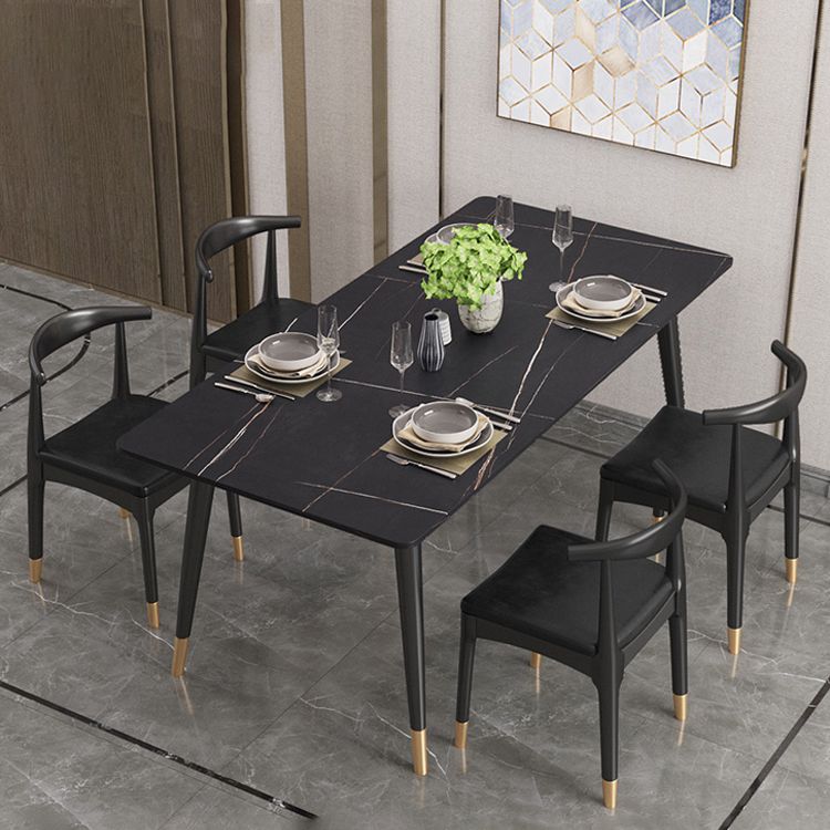 Modern 1/2/5/7 stukken Dining Furniture Sintered Stone Dining Furniture Set/aparte items