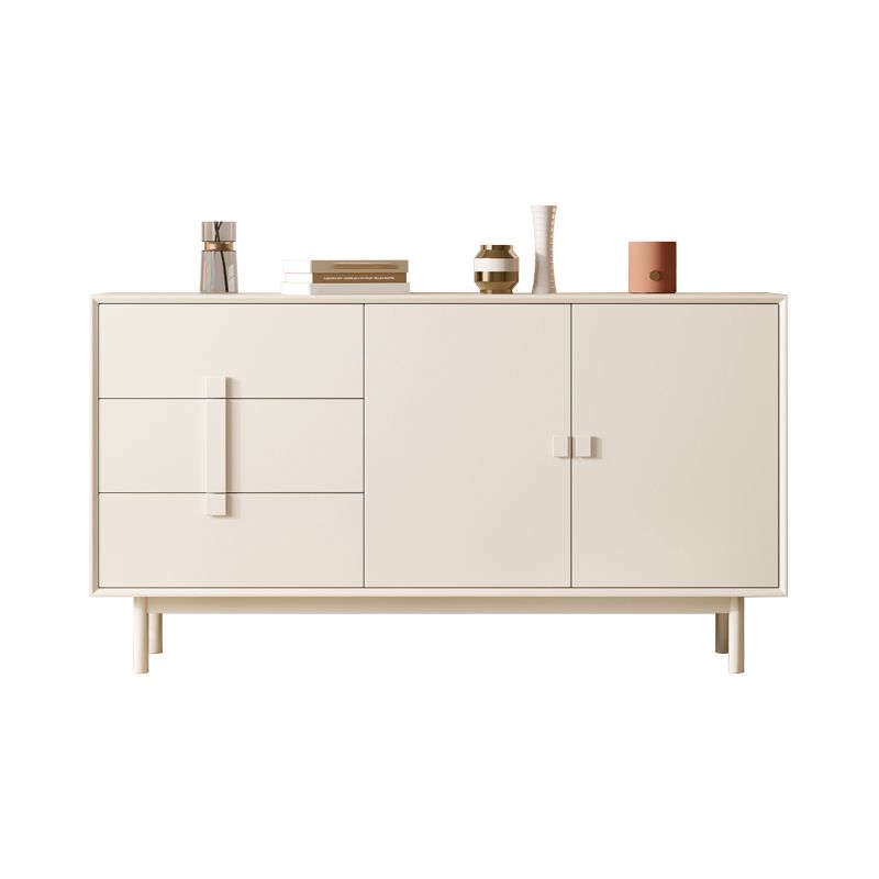 Contemporary Sideboard Cabinet Birch Sideboard Table with Doors for Living Room