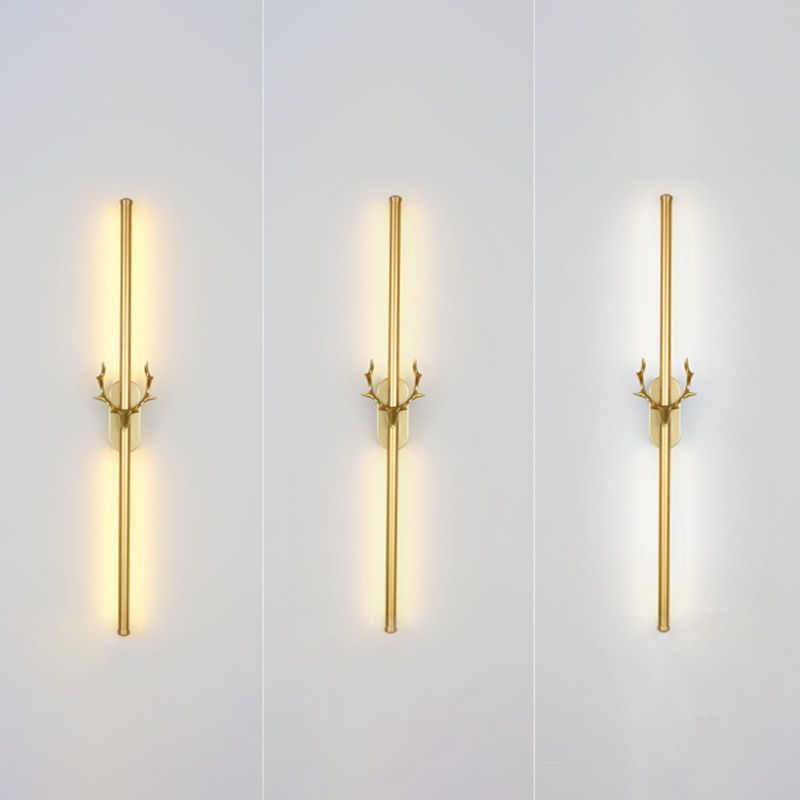 Contemporary Linear LED Lamp Wall Lighting Ideas for Living Room Sitting Room