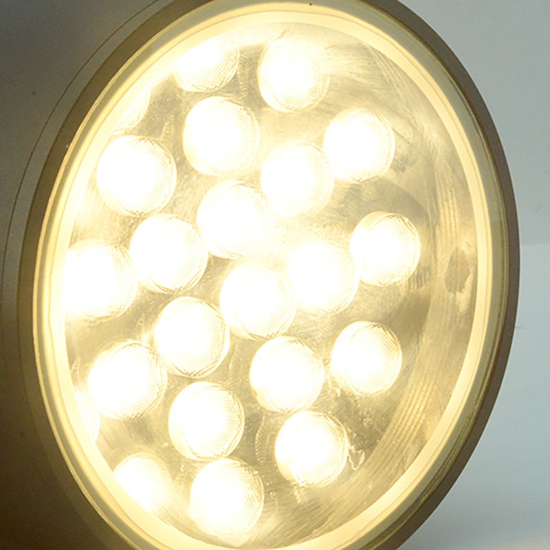 Multi Lights Geometric Wall Lights Modern Style Metal Wall Lighting Fixtures in Black