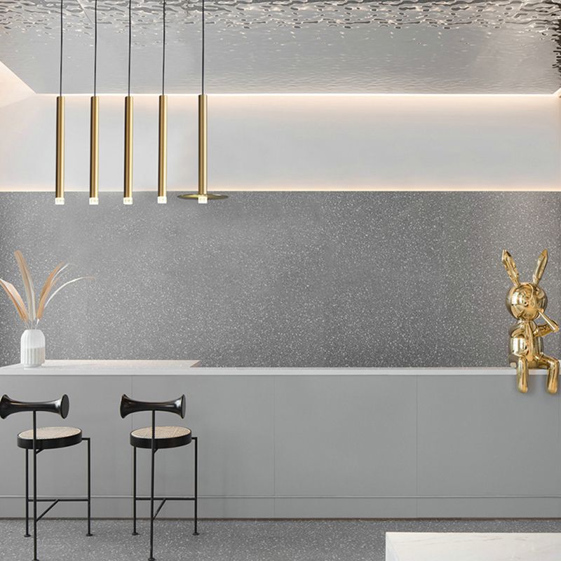 Metal Linear Hanging Lights Modern Style 1 Light Hanging Mount Fixture pour le chevet