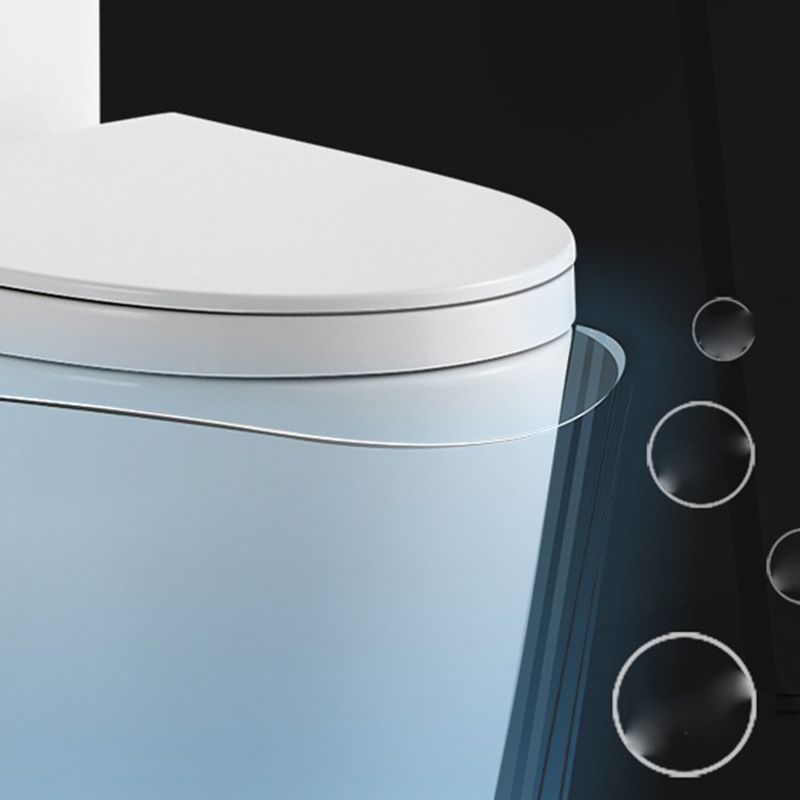 Floor Mounted Urine Toilet One Piece Toilet Modern Siphon Jet Porcelain Toilet