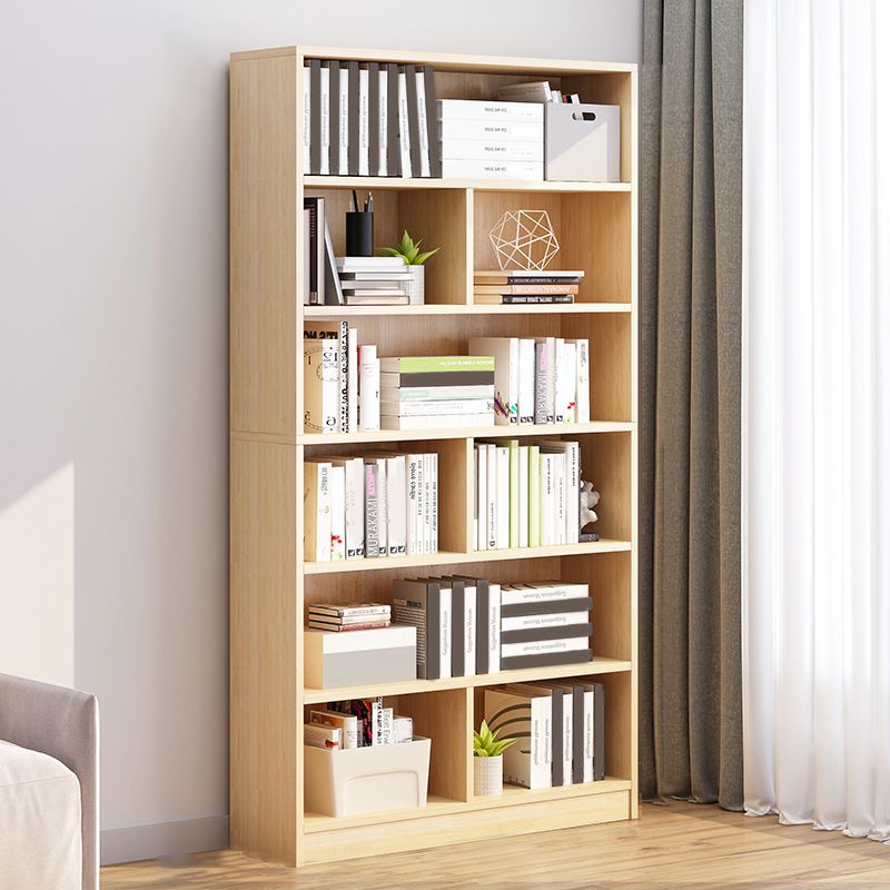 Modem Bookcase, Engineered Wood Standard Bookshelf With Rectangular Shelves