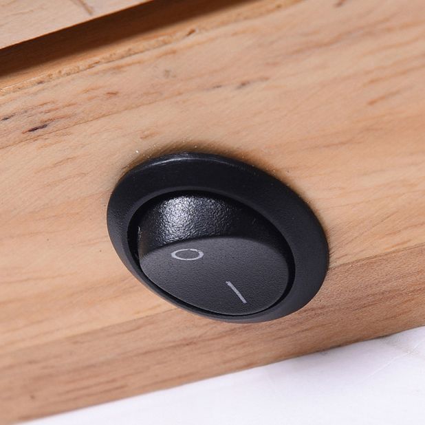 Einfacher Stil rotierende Wandleuchten LED -Holzwandlampe für Schlafzimmer Wohnzimmer