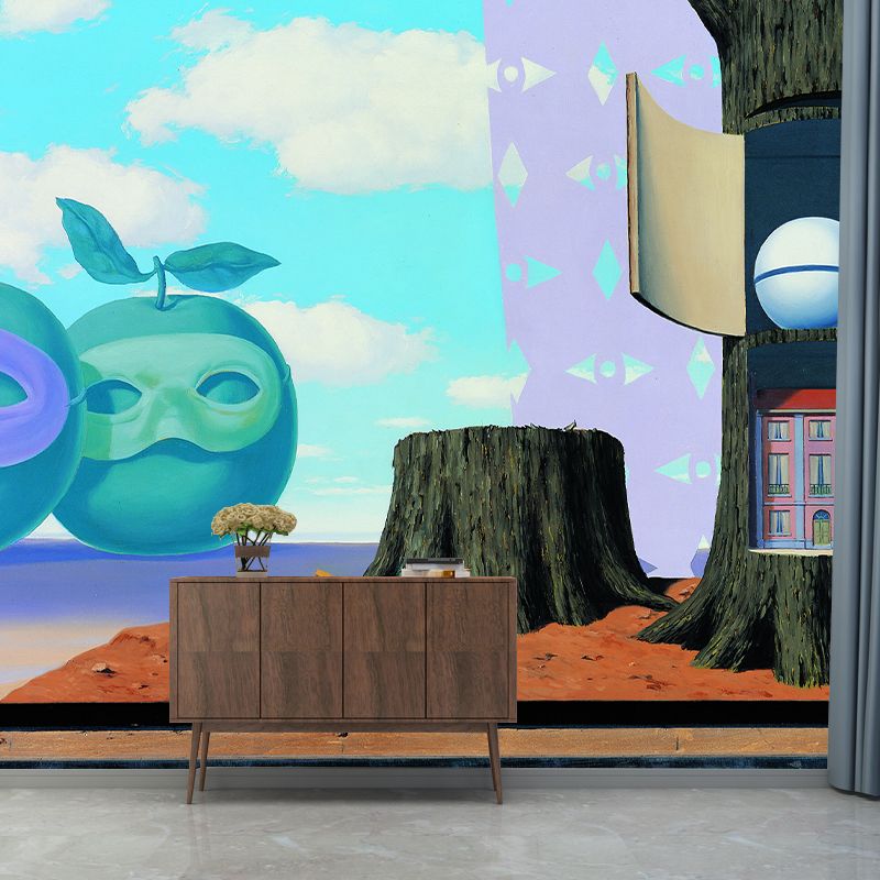 The Enchanted Domain Murals Surreal Moisture Resistant Living Room Wall Covering, Custom Print