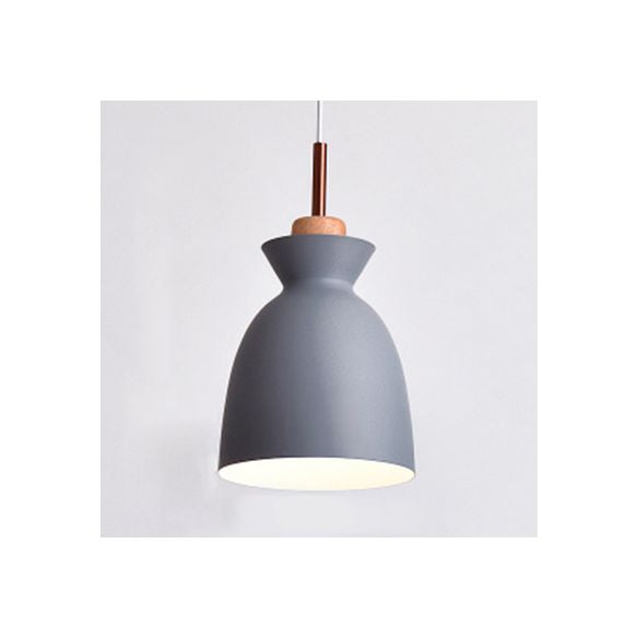 Nordic Style Hanging Lighting with Shade Aluminum Single Head Pendant Lamp for Porch