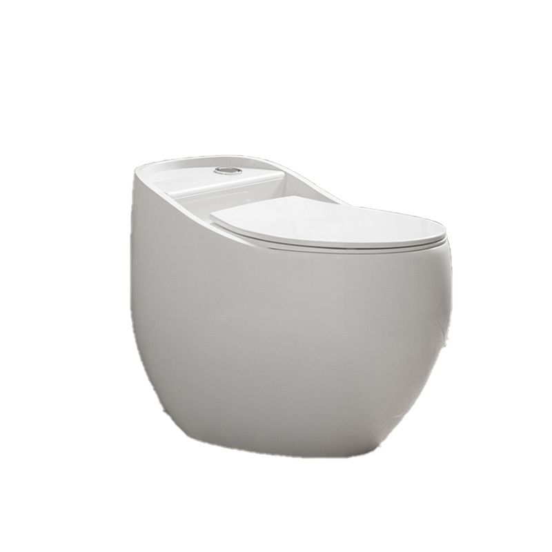 Contemporary Ceramic Toilet Floor Mount Urine Toilet with Slow Close Seat for Washroom