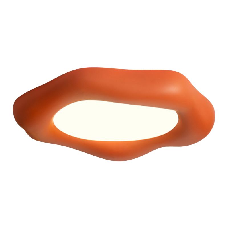 Resin and Acrylic Ceiling Flush Contemporary LED Flush Mount