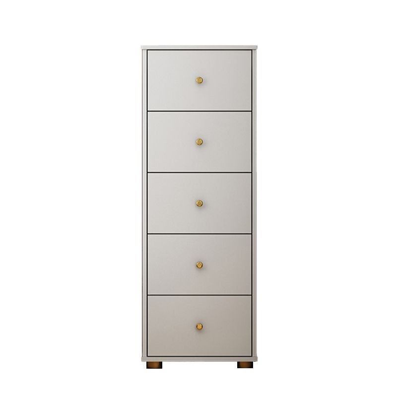 Modern Rectangle Side Cabinet Wood Knobs Storage Cabinet with Drawer