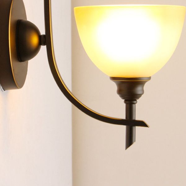 Geometric Shape Glass Vanity Sconce Light Modern Vanity Mirror Lights in Black