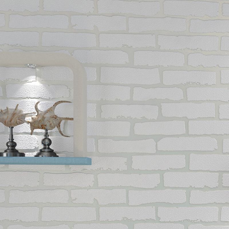 Meerdere kleuren baksteeneffect behangrol zelfklevend wanddecoratie voor slaapkamer