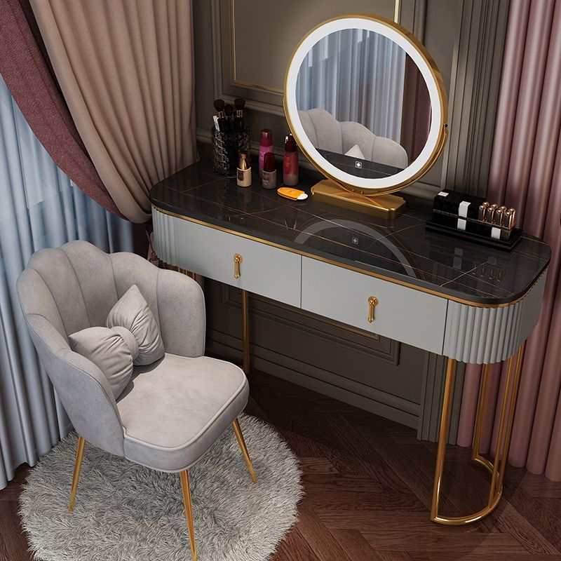 Wooden Vanity Desk Removable Vanity Makeup Vanity Set for Bedroom