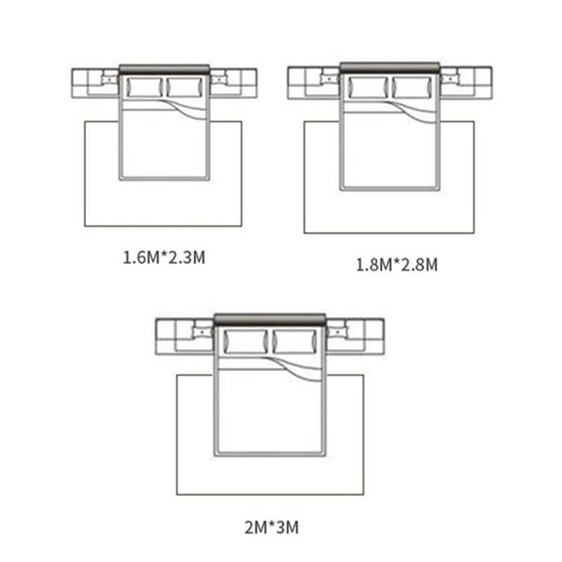 Modern Living Room Rug Graphic Carpet Polyester Non-Slip Backing Indoor Rug