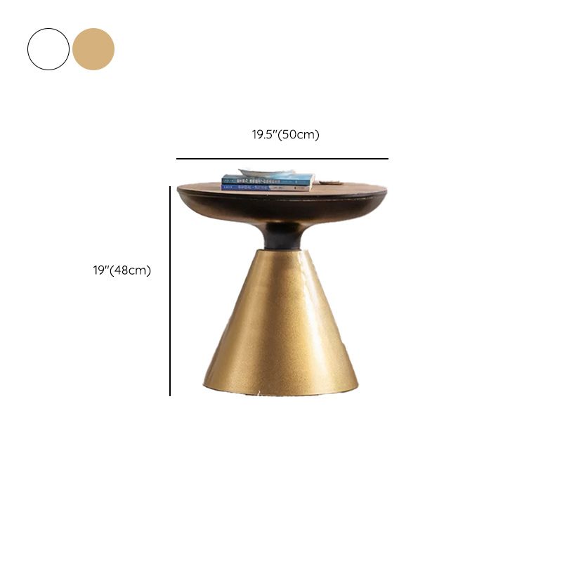 French Country Corner Table Pedestal Round Accent Side Table