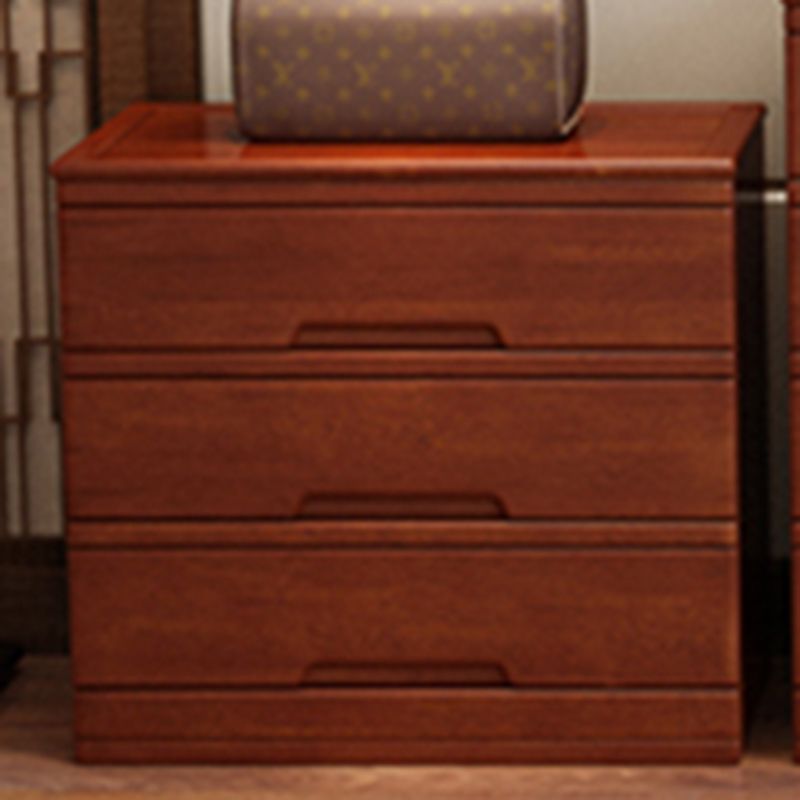 Modern Rectangle Cabinet Grooves Wood Side Cabinet with Drawer
