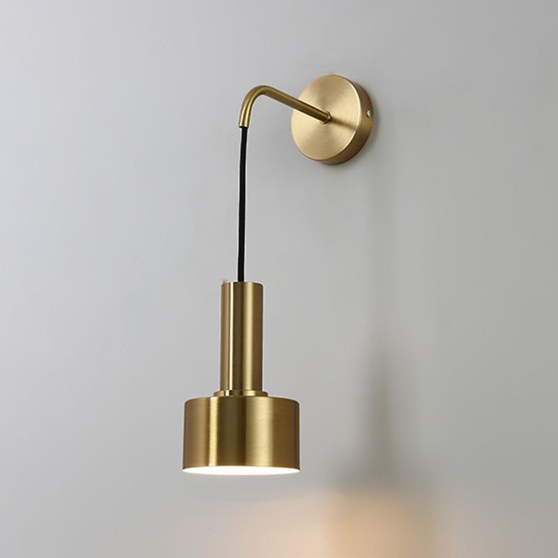 Éclairage mural de lecture en métal géométrique