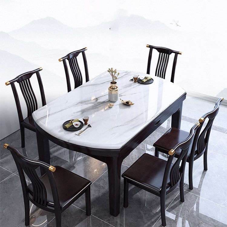 Drop-Leaf Dining Room Table Contemporary Dinner Room Kitchen Table