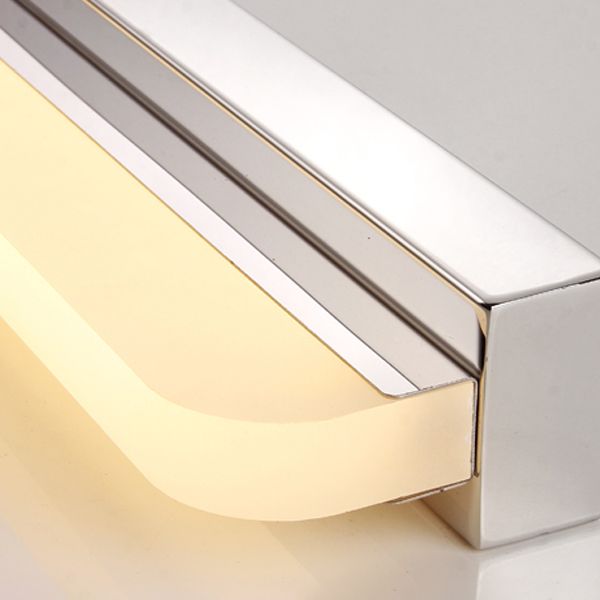 Modern Linear Vanity Wall Light Fixtures Metal 1 Light Wall Light Sconces