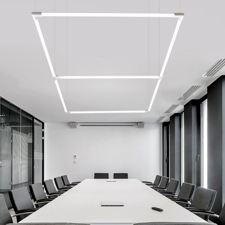 Linear Island Lighting Island Light Fixture Modern Pendant Light Acrylic