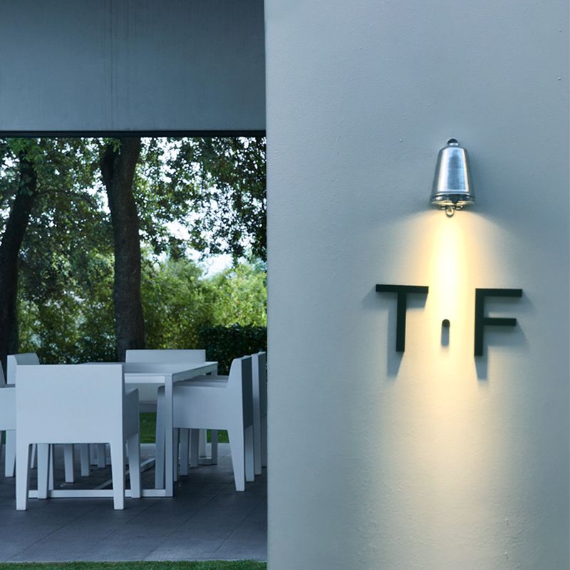 Style minimalisme de style moderne lampe de la lampe à la lampe extérieure en métal appliques murales