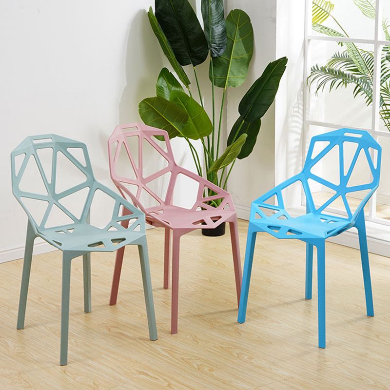 Sillas de comedor de estilo moderno Silla auxiliar de comedor de plástico para cocina