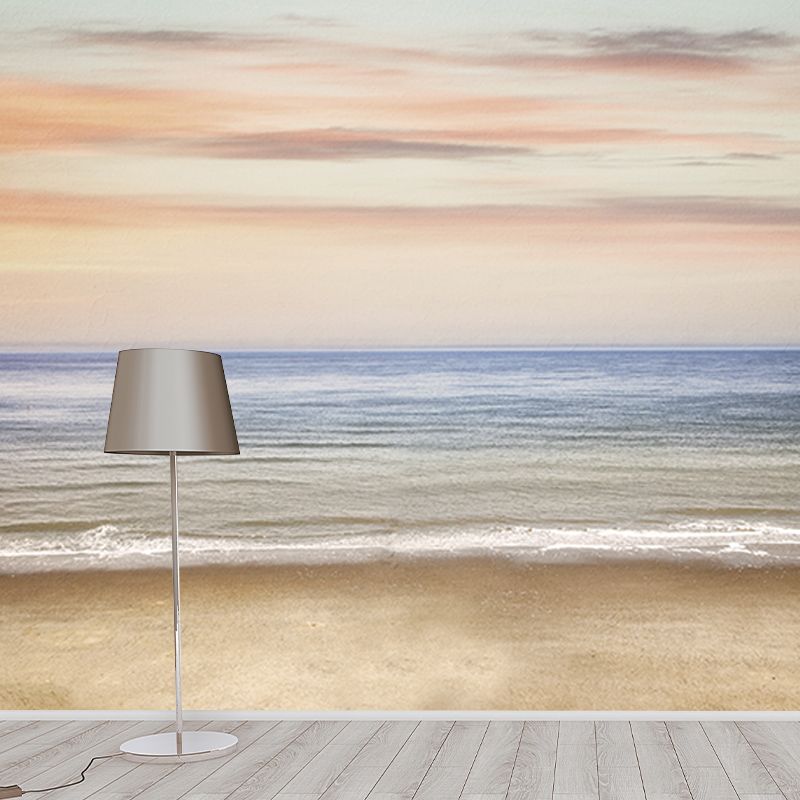 Tropical Beach Scenery Mural Wallpaper, Moisture Resistant, Personalized