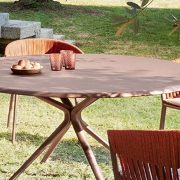 1/4/5 Pieces Patio Dining Table Set Metal Red Patio Dining Sets