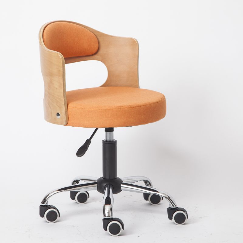 Modern Adjustable Rotatable Stool Steel Household Bar Stool with Cushion and Pulley