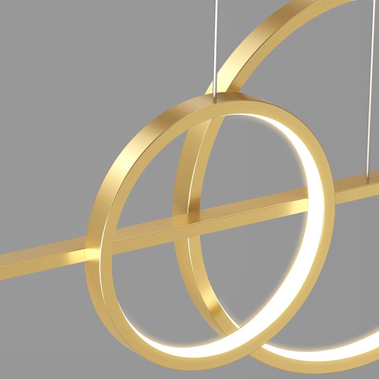 Apparecchi di illuminazione dell'isola lineare Modern Style Metal Kitchen Candant Lights