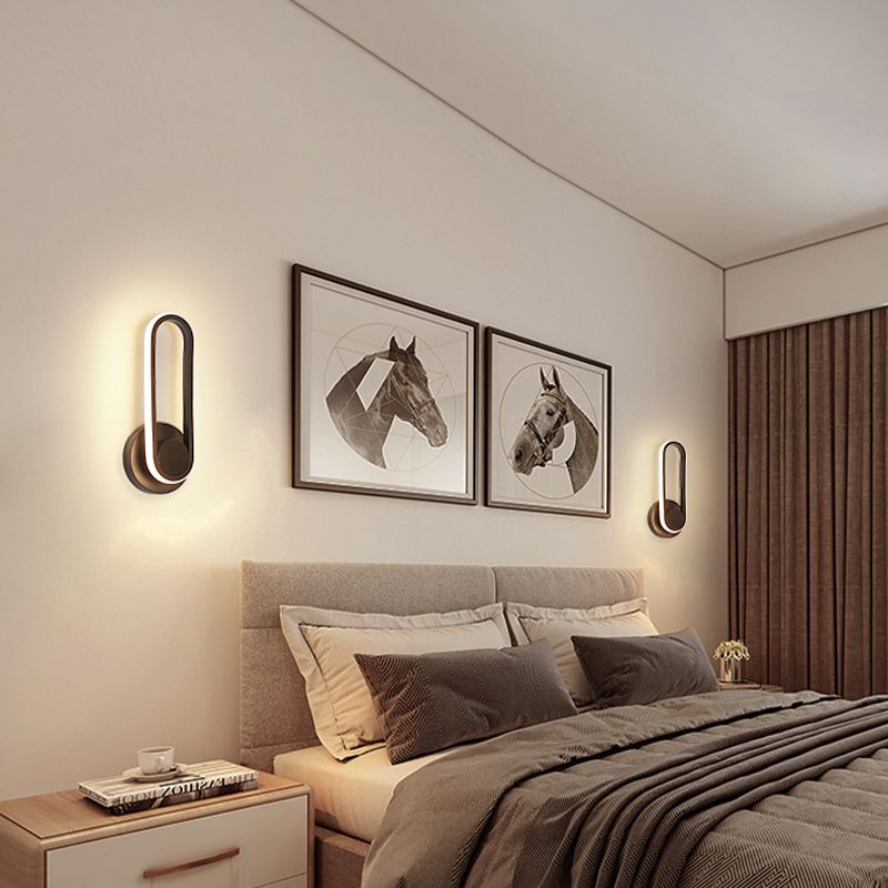 Lampada da parete a parete a parete a led rotabile Light Nordic Slease Wall Mount Lamp per soggiorno