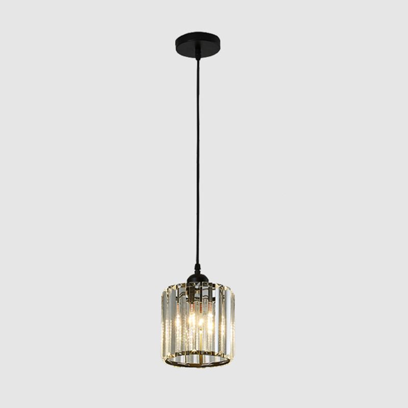 Modern Minimalist Hanging Light Crystal Pendant Lighting Fixture for Kitchen