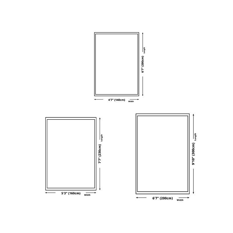 Alfombra de alfombra de línea irregular marrón claro alfombra lavable para el salón