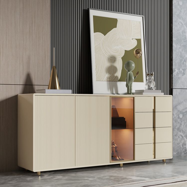 Glam Storage Chest Dresser Wooden Storage Chest with 4 Drawers