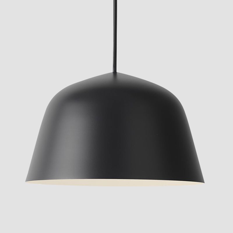 Metal Bowl Shape Hanging Pendant Light Nordic Suspension Pendant Light