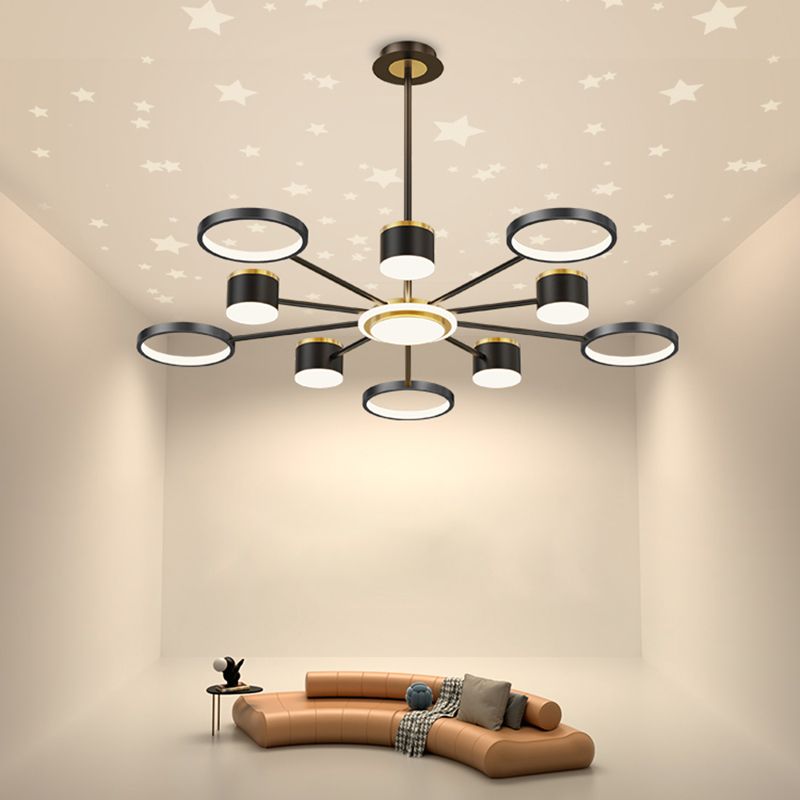 Geometrische ophanging hanglampen moderne verlichting kroonluchters metaal kroonluchter