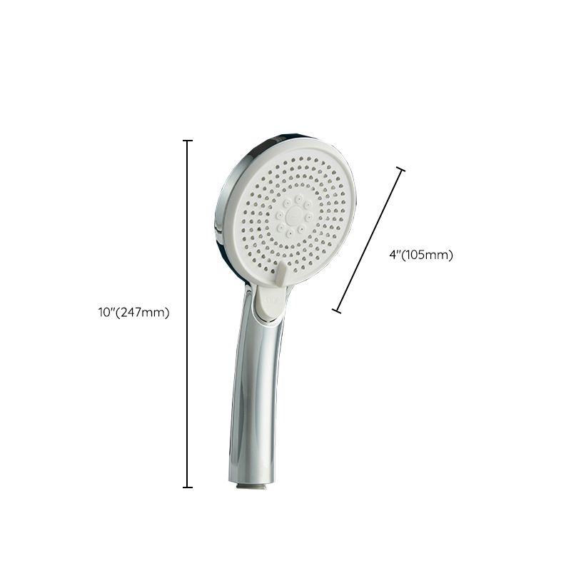 Modern Style Round Handheld Shower Bathroom Metal Wall Mounted Hand Shower