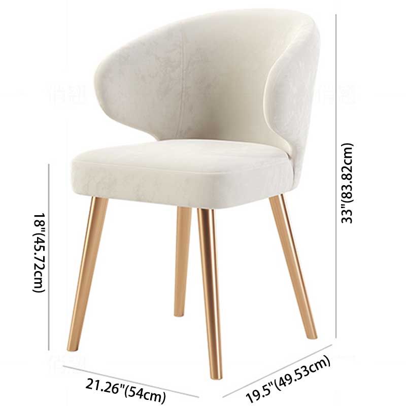 Chaise moderne d'intérieur et d'extérieur, chaise de salle à manger en métal, sans accoudoirs, pour cuisine