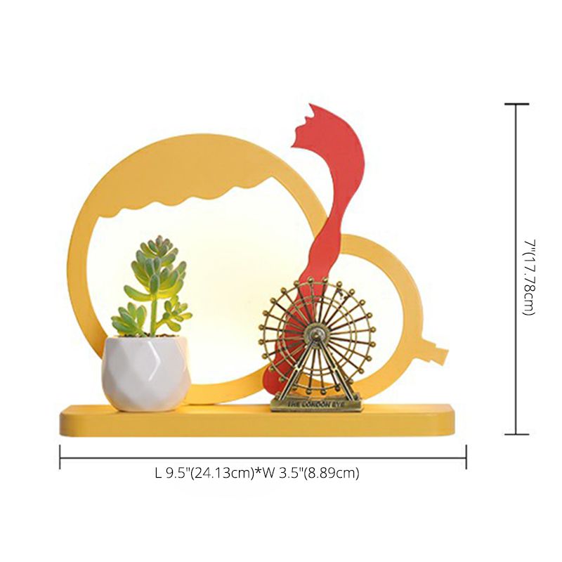 Cartoon Shape Sconce Light Fixture Creative Acrylic 1 Light Sconces