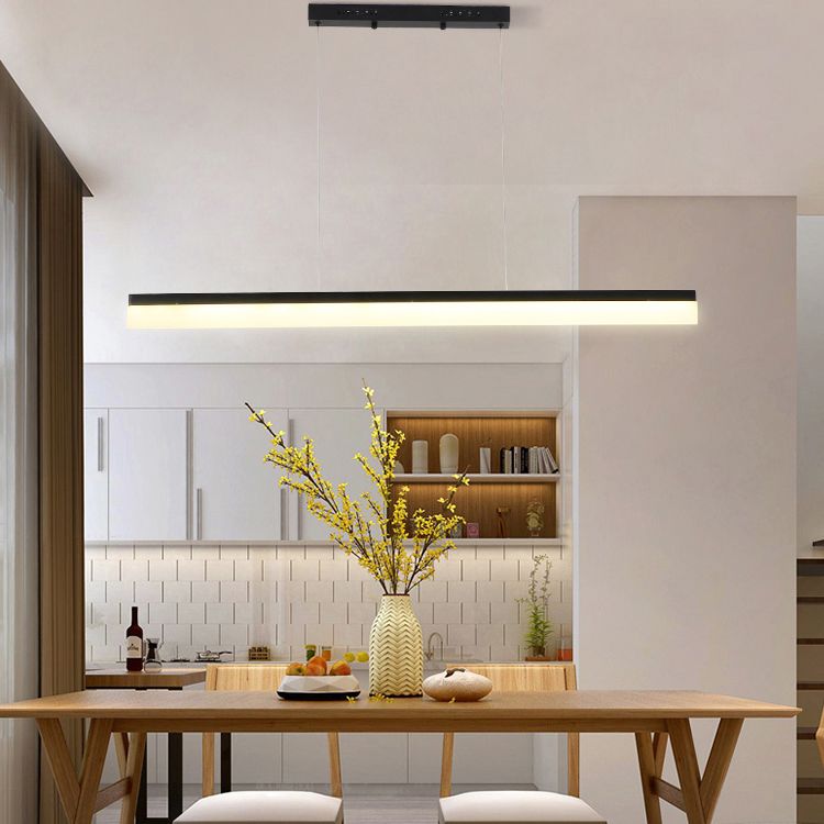 Illuminazione a ciondolo lineare Isola Light Light Kitchen Isola Modern Isola illuminazione