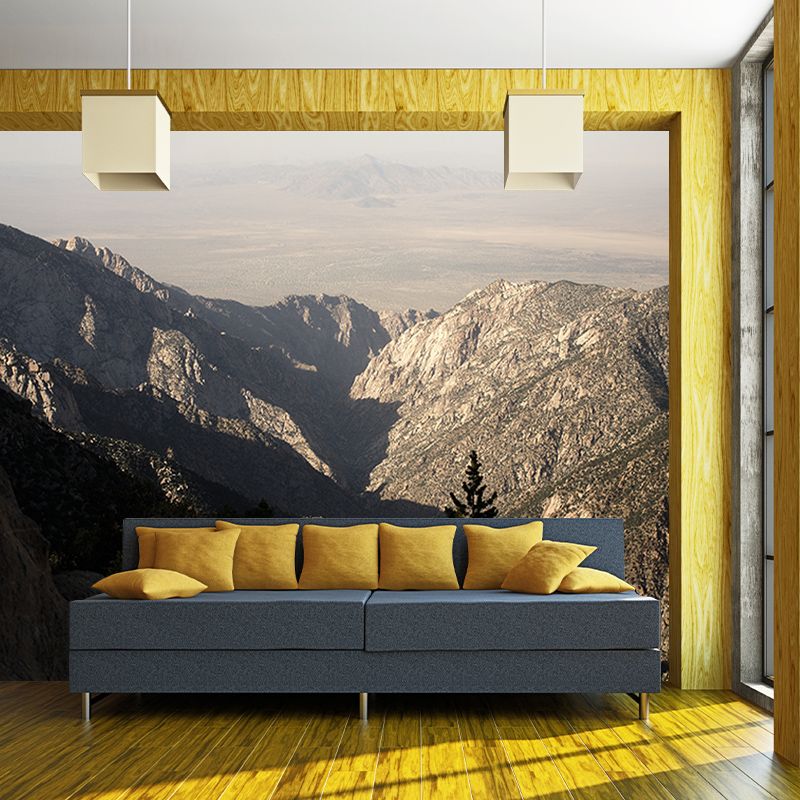 Mountain Mural Wallpaper Custom-Printed Wall Art for Dining Room Decoration
